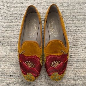 Stubbs & Wootton Colfax & Fowler Mustard Poppy Slipper